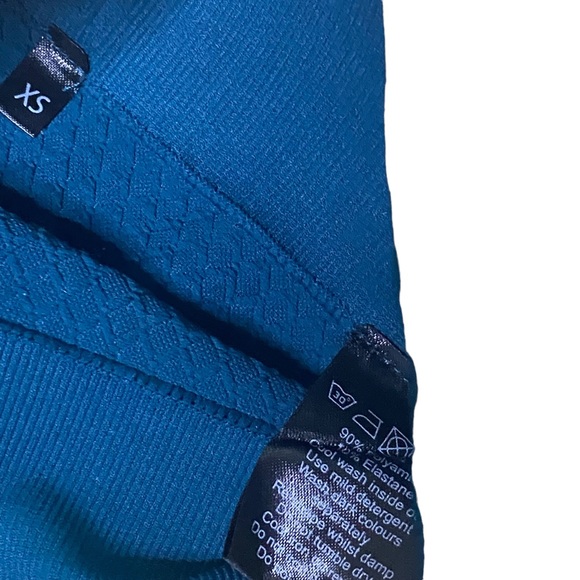 Balance Athletica Teal Blue Green Energy Quartz Textured High Waist Leggings XS - Picture 4 of 6